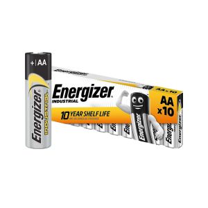 Energizer Industrial LR06 Alkaline Battery AA 10 pcs