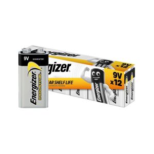 Energizer Industrial 6LR61 Alkaline Battery 9V 12 pcs