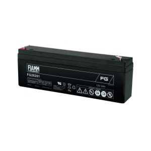FIAMM FG20201 12V 2Ah AGM VRLA Battery F1