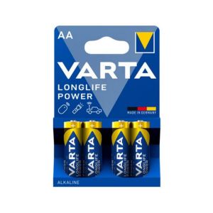 Varta LongLife Power LR06 Alkaline Battery AA 4 pcs