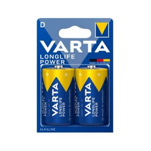 Mπαταρία Varta LongLife Power LR20 Αλκαλική D 2 τμχ