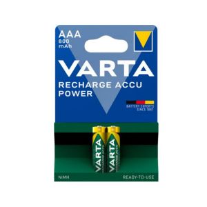 Varta Recharge Accu Power AAA Rechargeable Battery 800 mAh 2 pcs