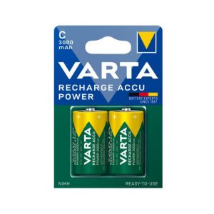 Varta Recharge Accu Power C Rechargeable Battery 3000 mAh 2 pcs