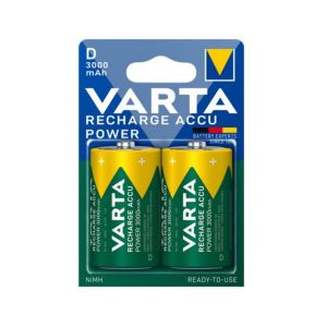 Varta Recharge Accu Power D Rechargeable Battery 3000 mAh 2 pcs