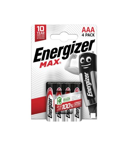 Mπαταρία Energizer Max LR03 Αλκαλική AAΑ 4 τμχ