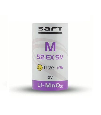 Saft M52 EX SV Lithium Manganese Dioxide battery C