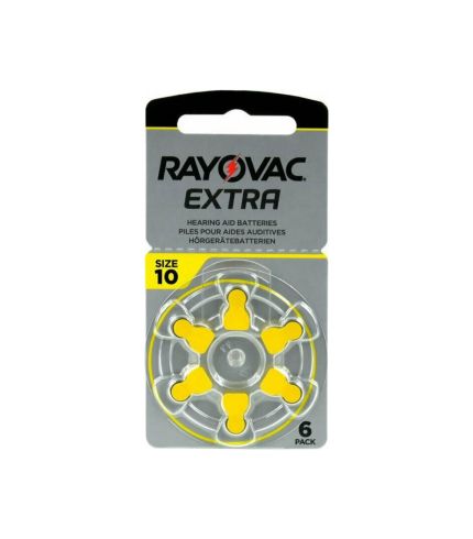 Μπαταρία Rayovac Extra για Ακουστικά Βαρηκοΐας A10 6 τμχ