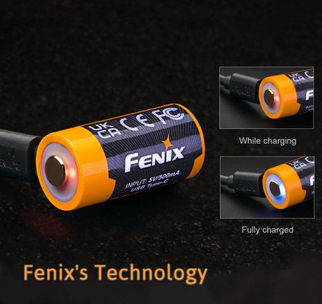 Fenix ARB-L16-800UP Rechargeable Battery USB-C 800mAh
