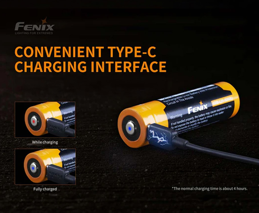 Fenix ARB-L21-5000U 21700 Rechargeable Battery 5000mAh