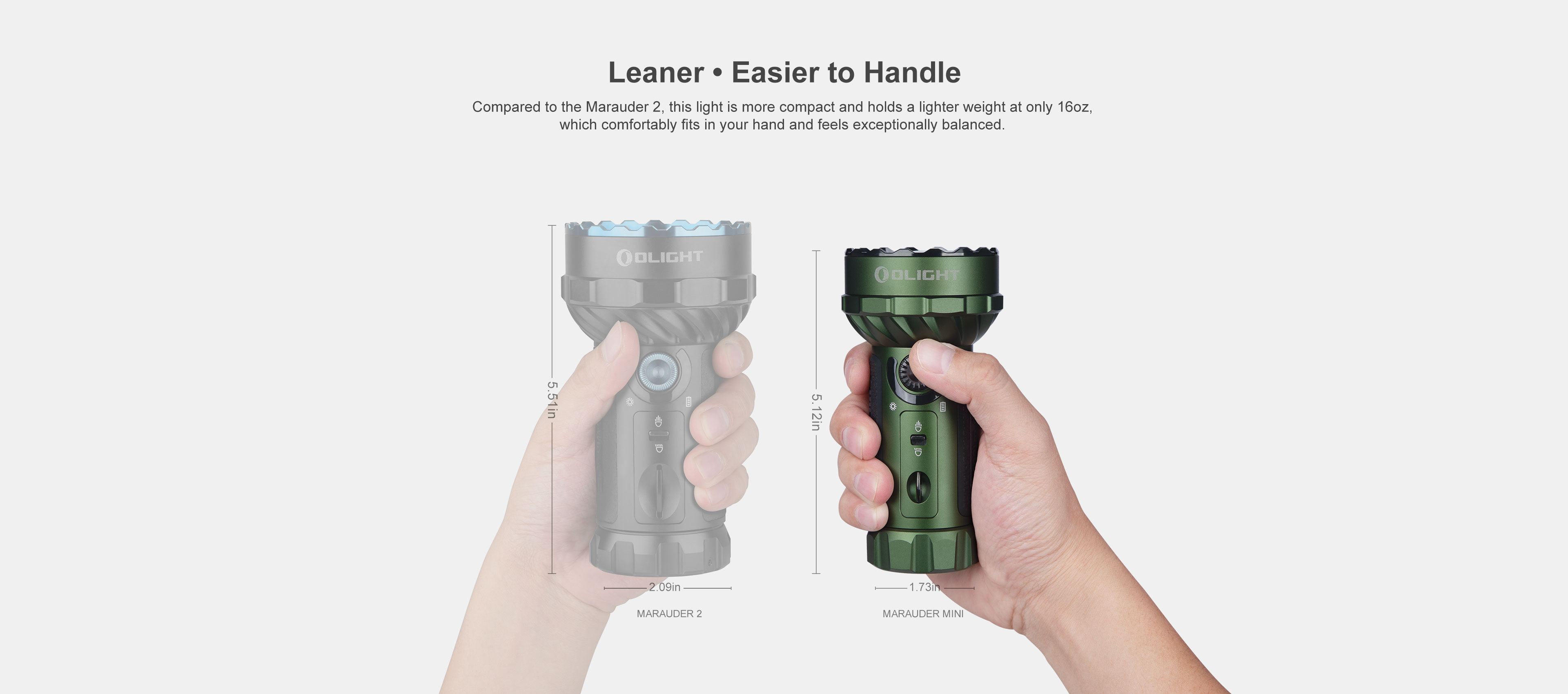 Olight Marauder Mini Powerful LED Flashlight