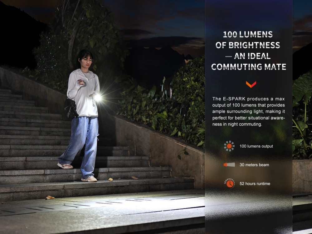   Fenix E-SPARK Ultra-Thin Powerbank Flashlight