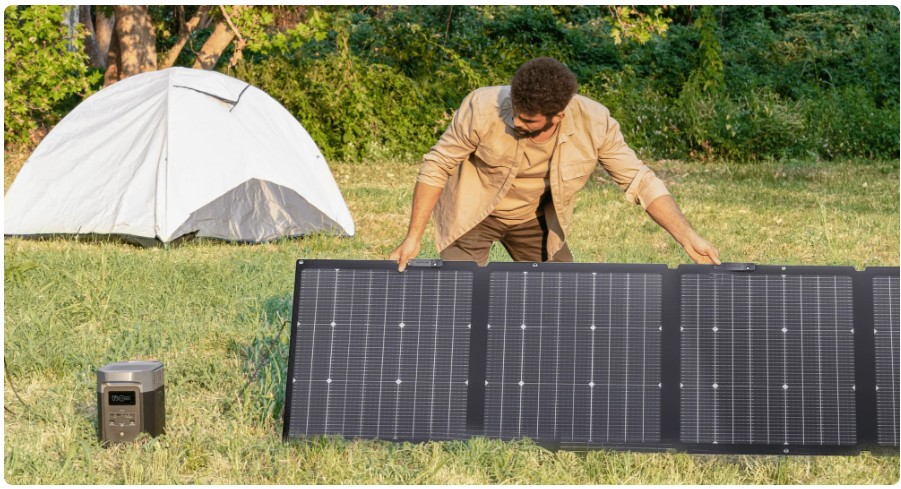 EcoFlow 220W Bifacial Portable Solar Panel