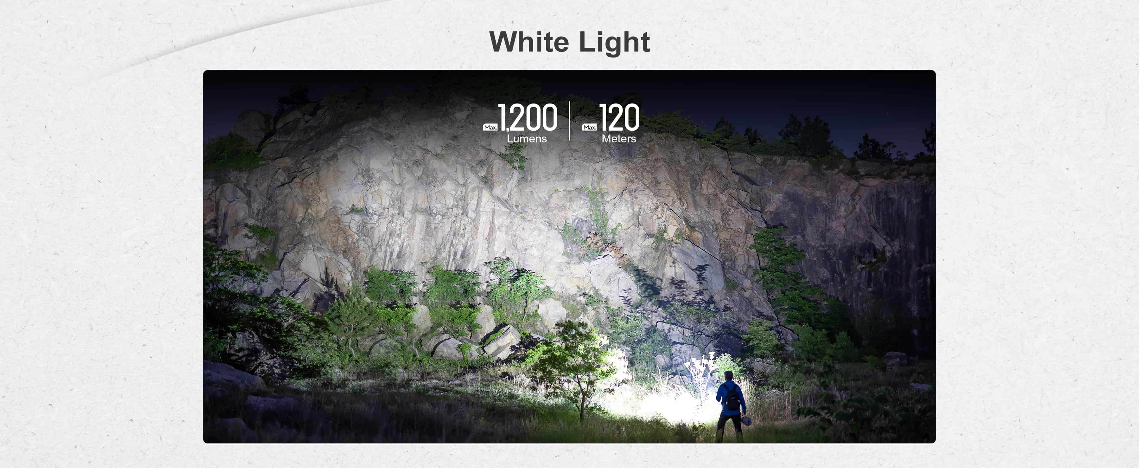 Olight Seeker 4 Mini White & UV LED Flashlight 