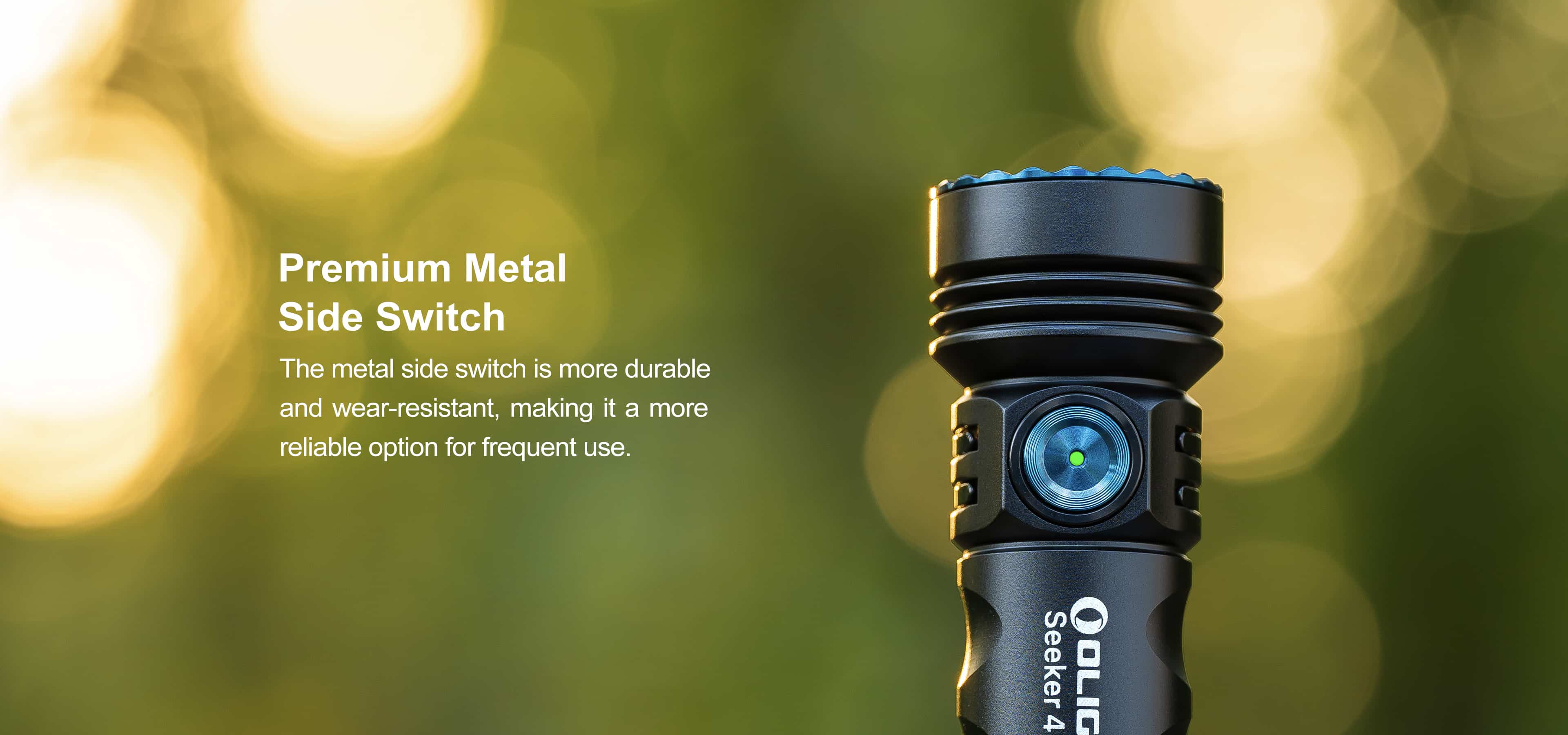 Olight Seeker 4 Mini White & UV LED Flashlight 